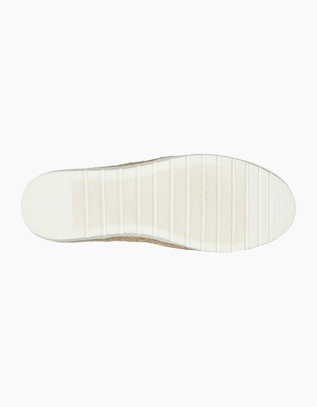 Womens Woven Twin Gore Slip On Espadrilles