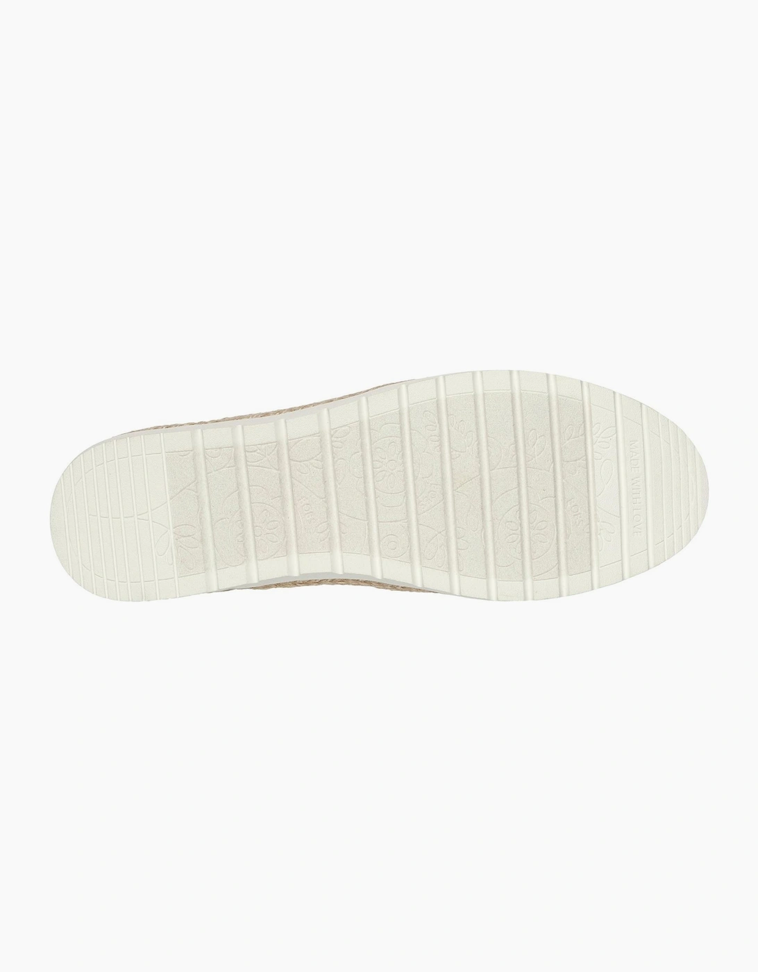 Womens Woven Twin Gore Slip On Espadrilles