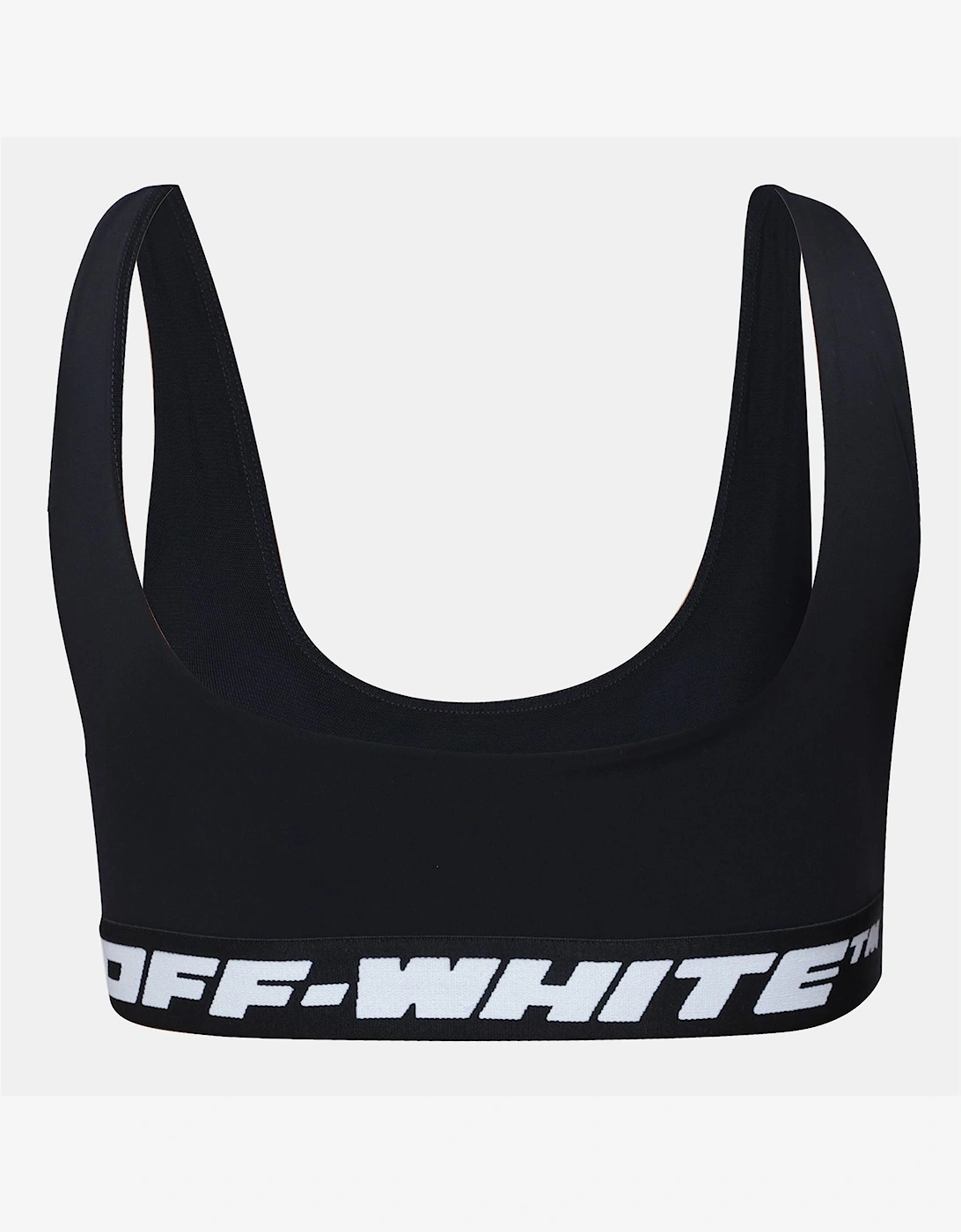 Off Logo Band Bra