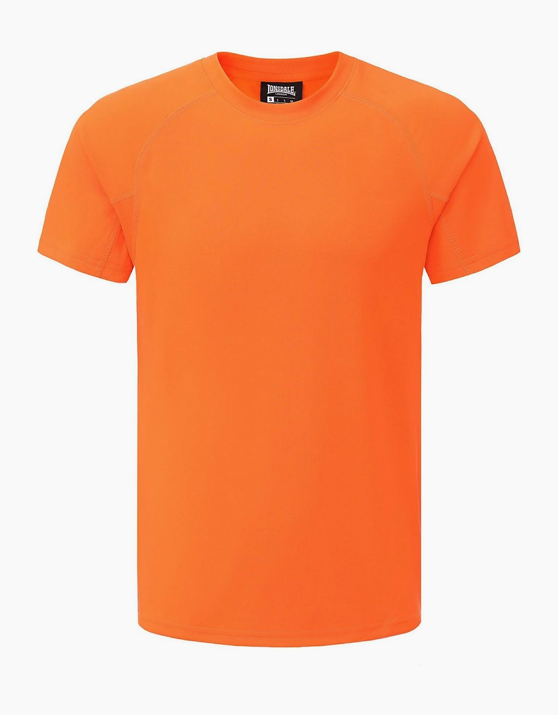Lonsdale Men's Orange Neckline T-Shirts - Size: 42