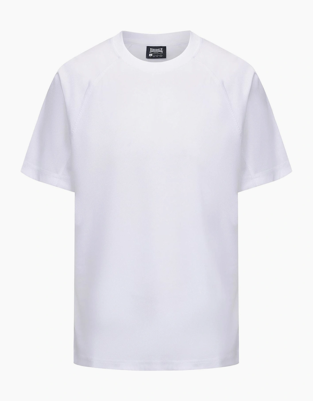 Lonsdale Men's White Neckline T-Shirts - Size: 42