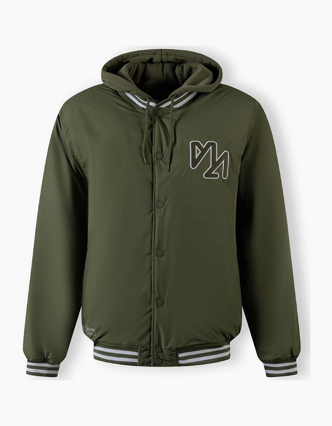 Baseball Style Jacket Detachable Hood Khaki, 7 of 6
