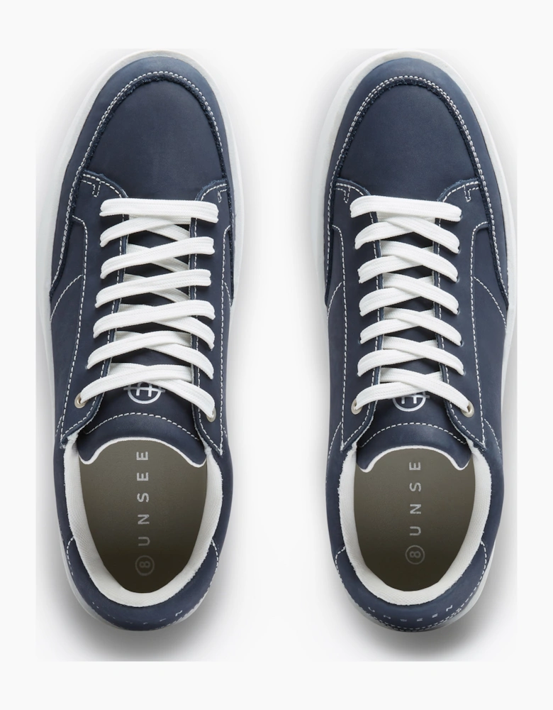Helier Navy/White