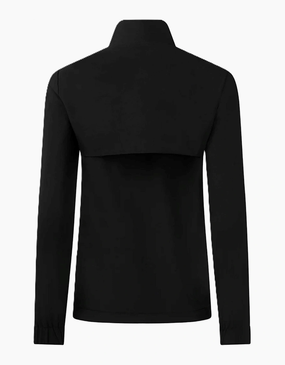 Solid Patterned Zipped Pocket Track Jacket
