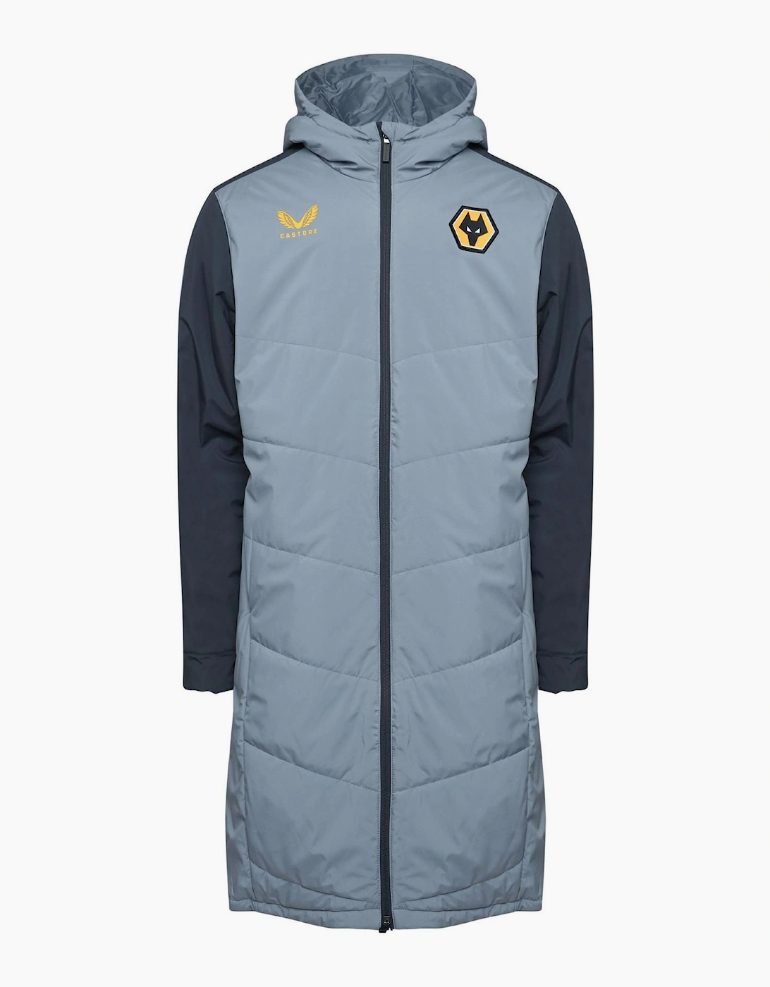 Castore Men's Grey Wlvslbcoat Sn99  42/Regular Xl
