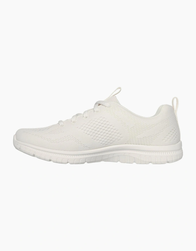 Mesh Lace Up W Memory F Slip On Trainers Womens