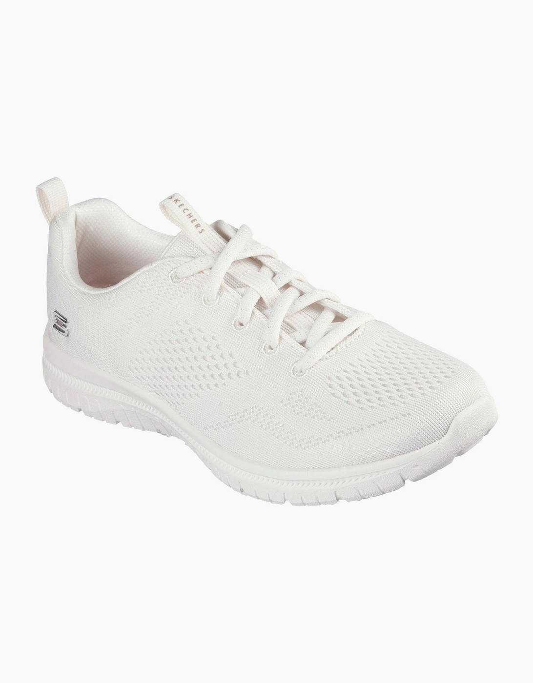 Mesh Lace Up W Memory F Slip On Trainers Womens, 6 of 5