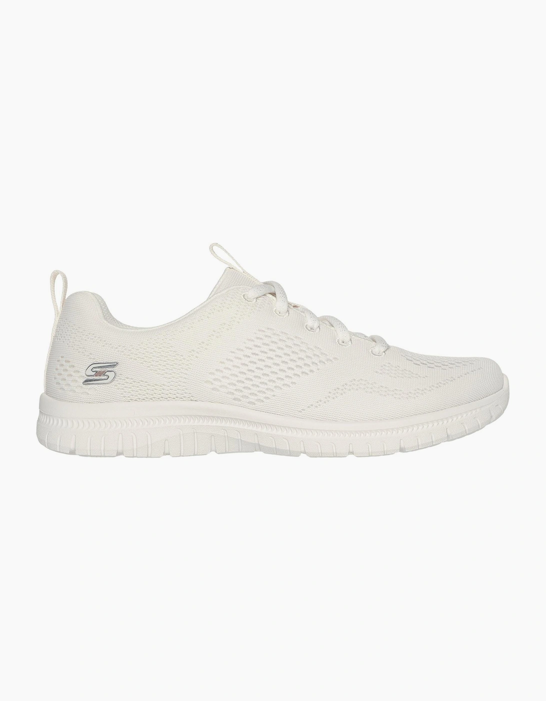 Mesh Lace Up W Memory F Slip On Trainers Womens