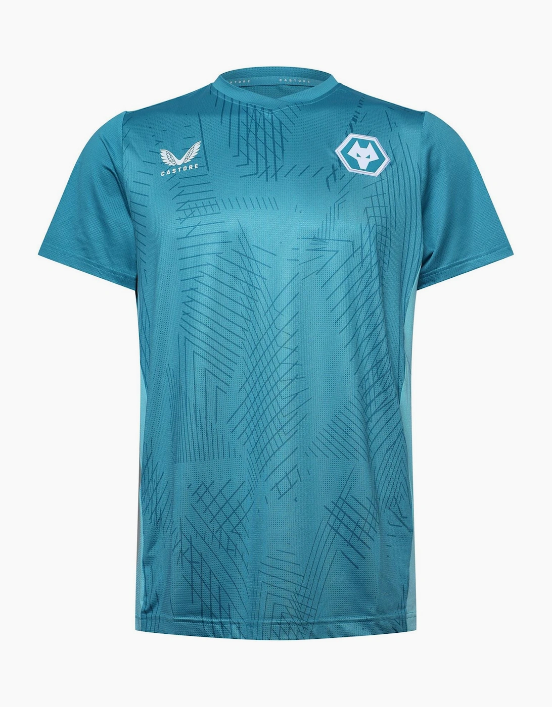 Castore Men's Blue Wlvs Tshirt Sn99  L