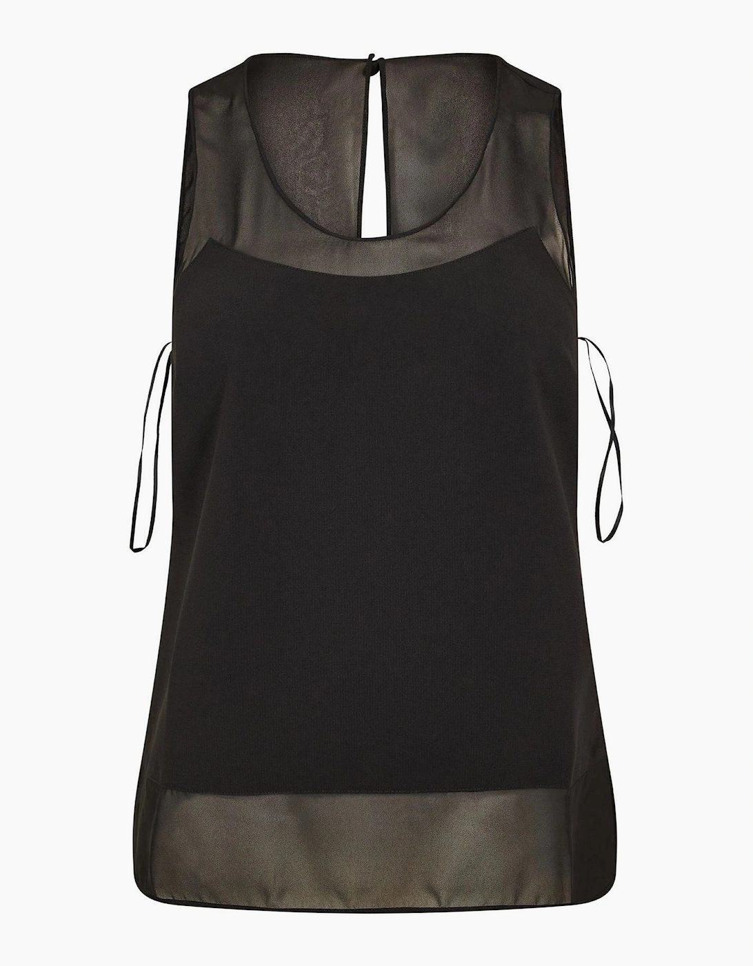 Baker Sleeveless Top with Panel Detail