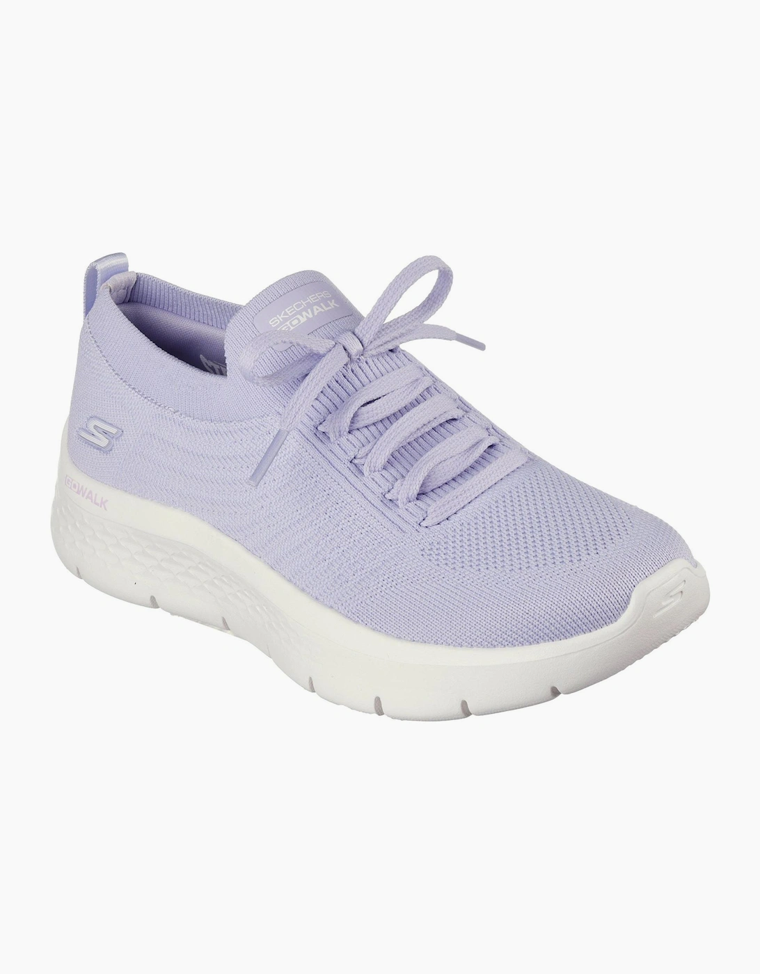 Knit Fixed Lace Slip On Trainers Womens, 6 of 5