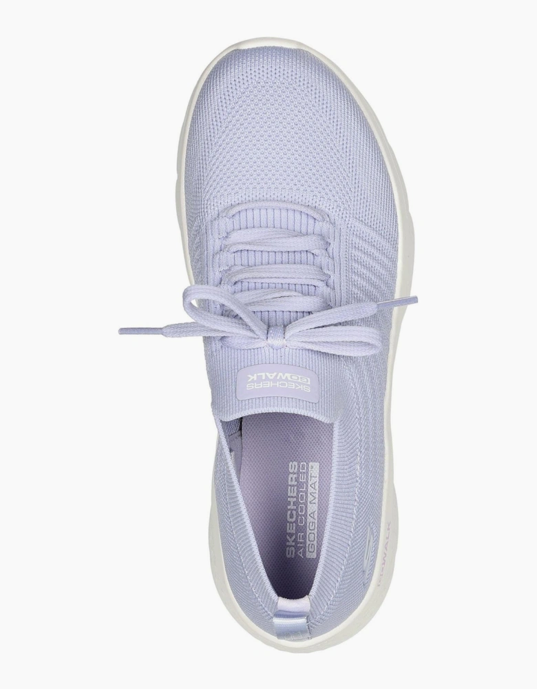 Knit Fixed Lace Slip On Trainers Womens