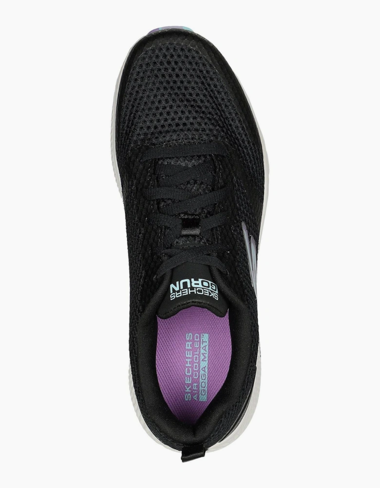 Mesh Lace Up W Marbled Rub Slip On Trainers Womens