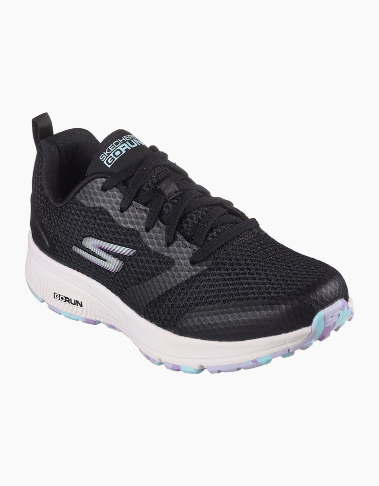 Mesh Lace Up W Marbled Rub Slip On Trainers Womens