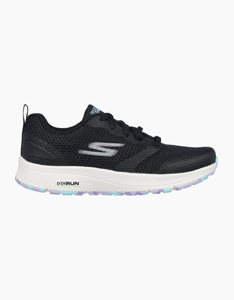 Mesh Lace Up W Marbled Rub Slip On Trainers Womens