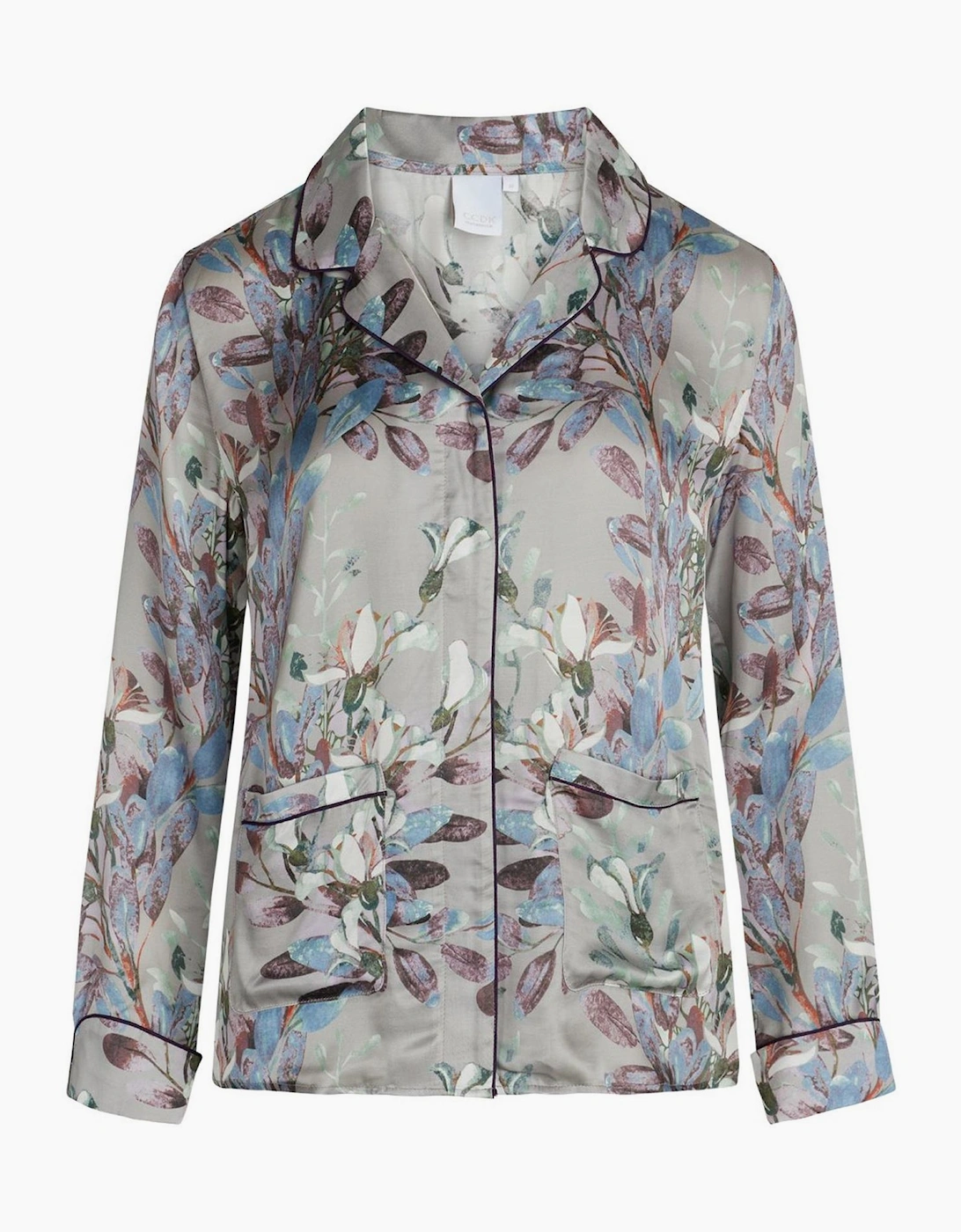 Ccdk Women's Pyjama Long Sleeve Top - Opal Gray - 18 (2XL) - Image 3