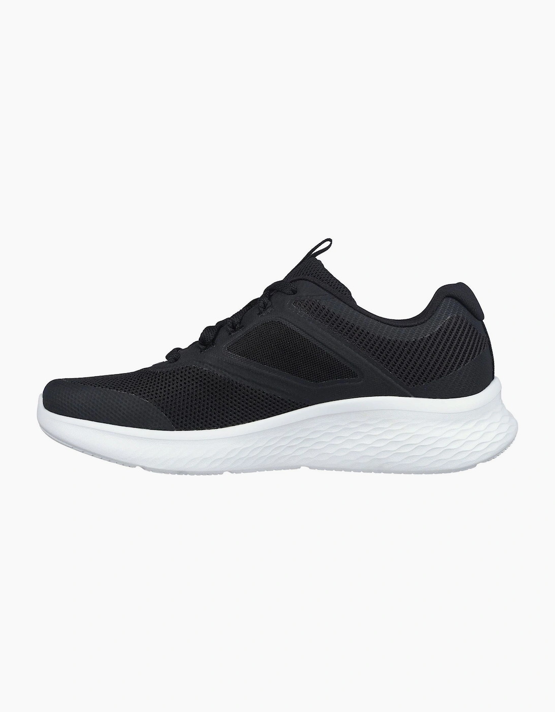 Hotmelt Overlay Mesh Lace Up Slip On Trainers