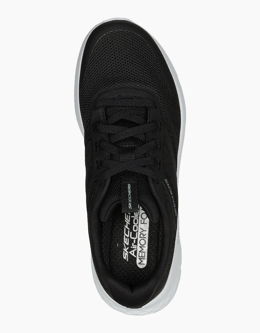 Hotmelt Overlay Mesh Lace Up Slip On Trainers