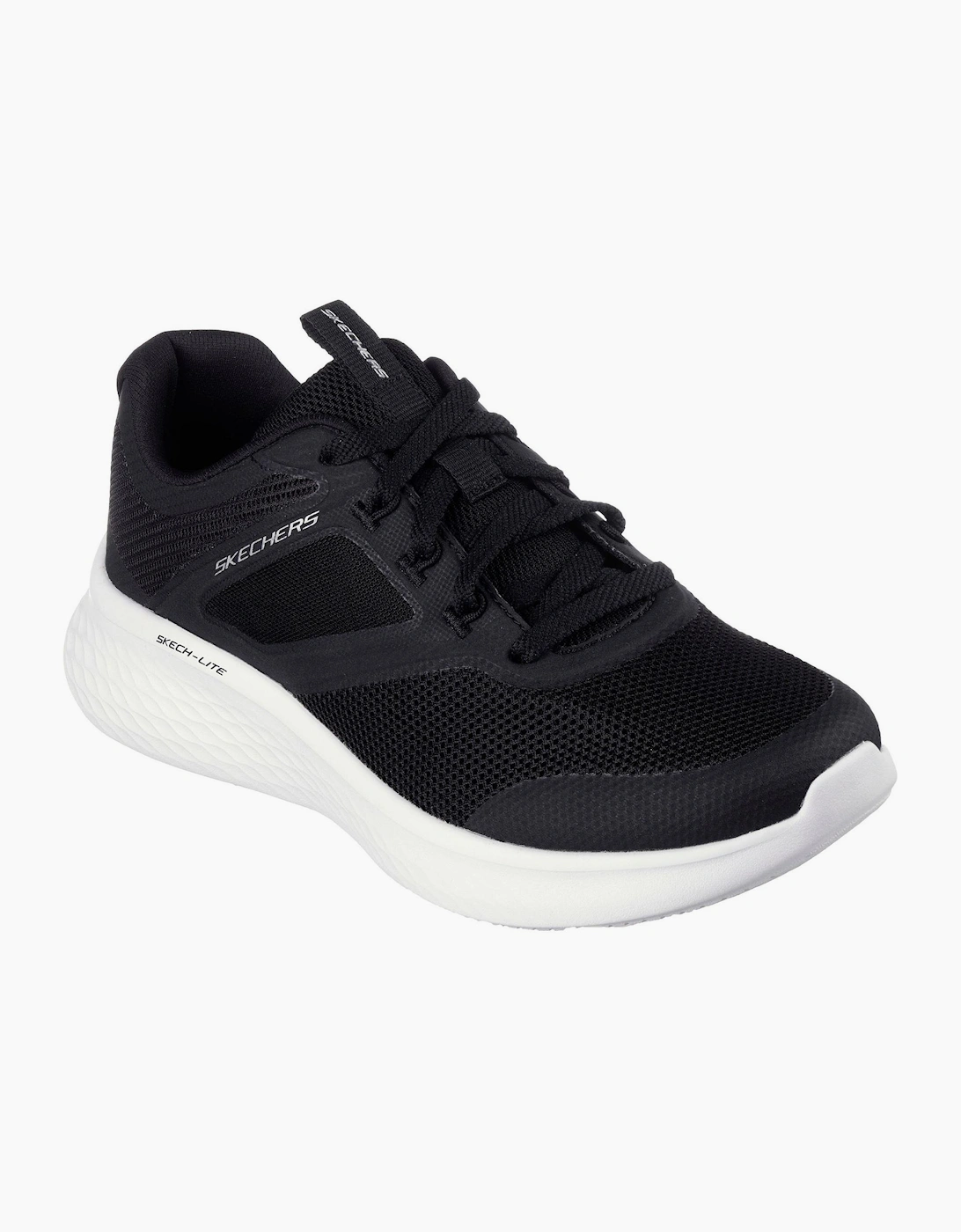 Hotmelt Overlay Mesh Lace Up Slip On Trainers, 6 of 5