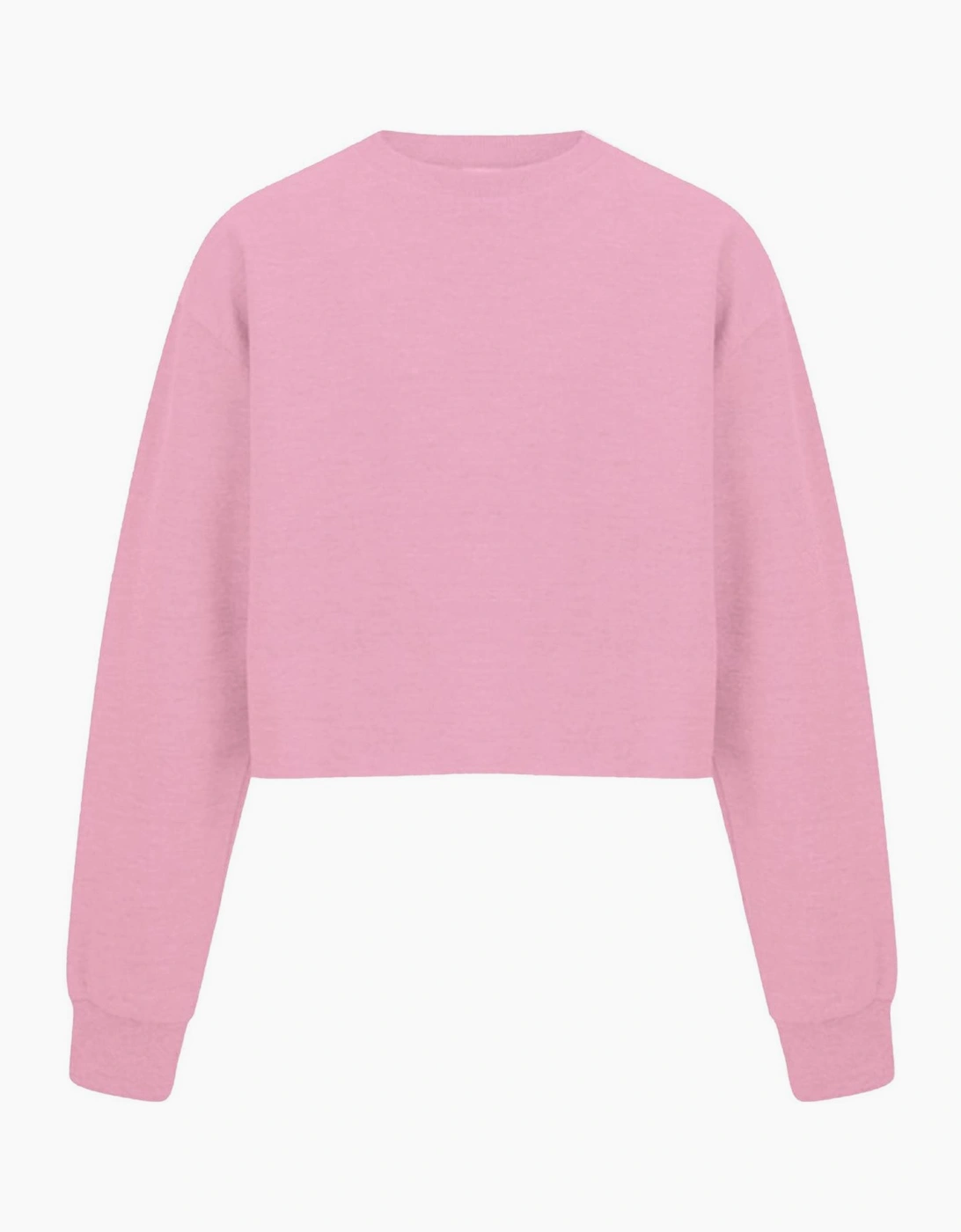 Miso Women's Pink Cropped Sweatshirt - Size 16 Xl
