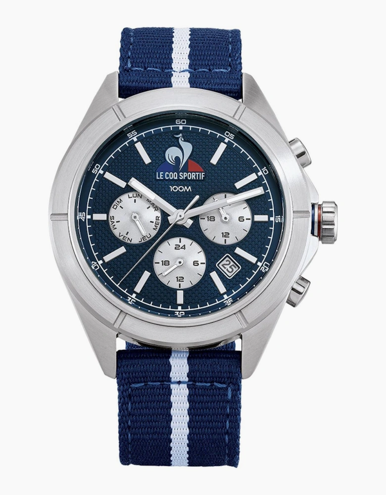 Blue Nylon Digital Watch
