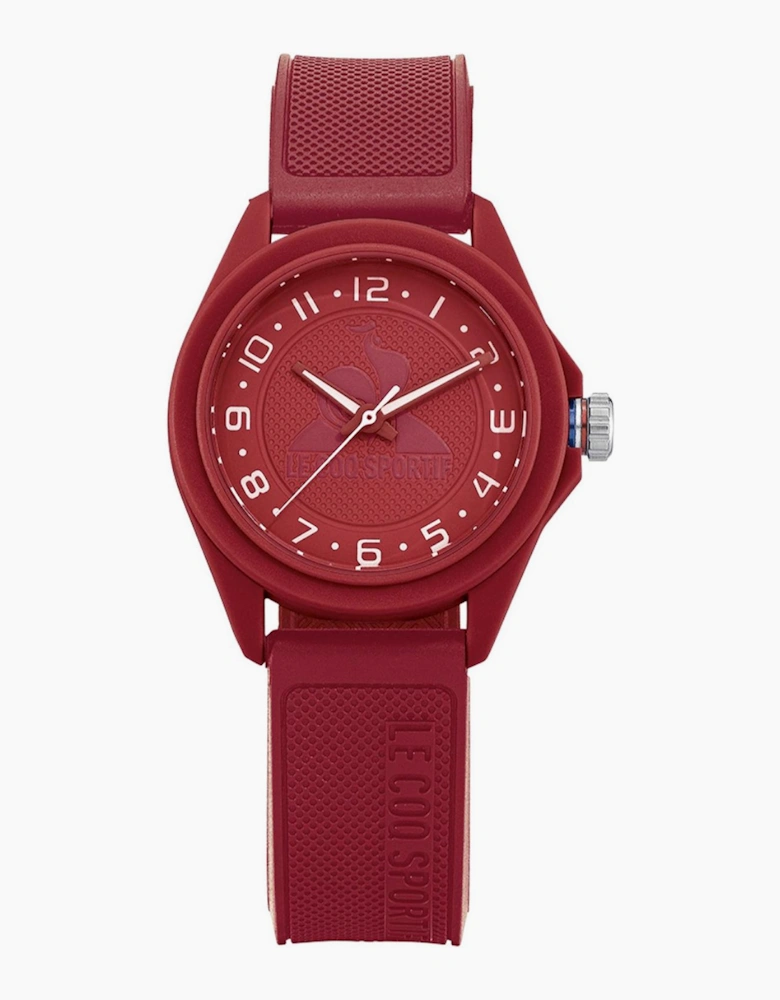 Red Quartz 32mm Digital Watch