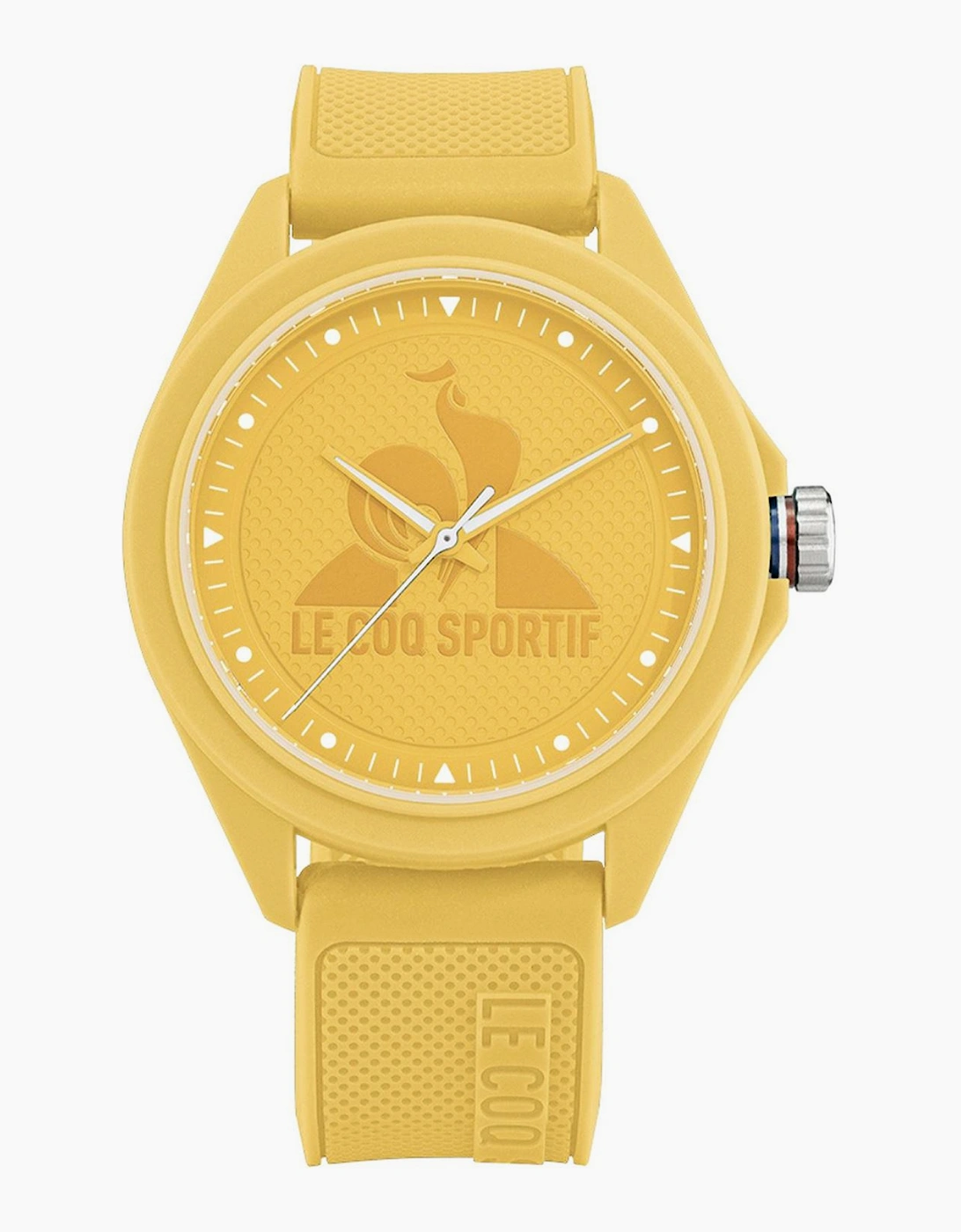 Monochrome Yellow Plastic Strap Digital Watch
