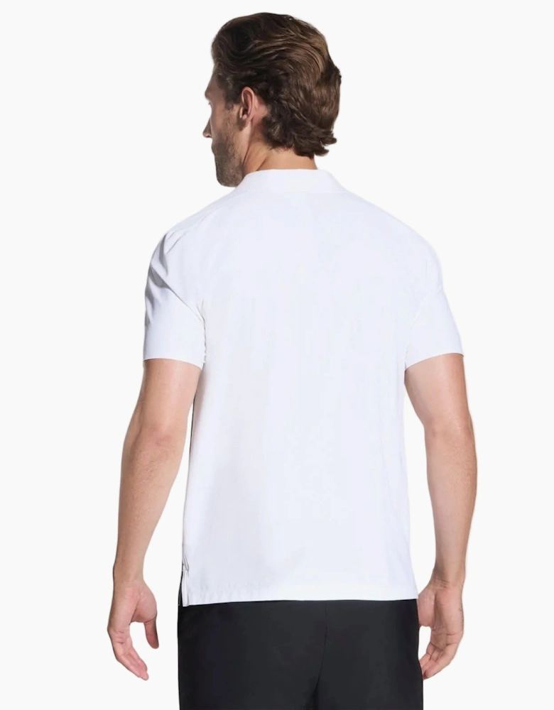 Skechers Skechers Ace Tour Polo Polyester Men's White Polo Shirt