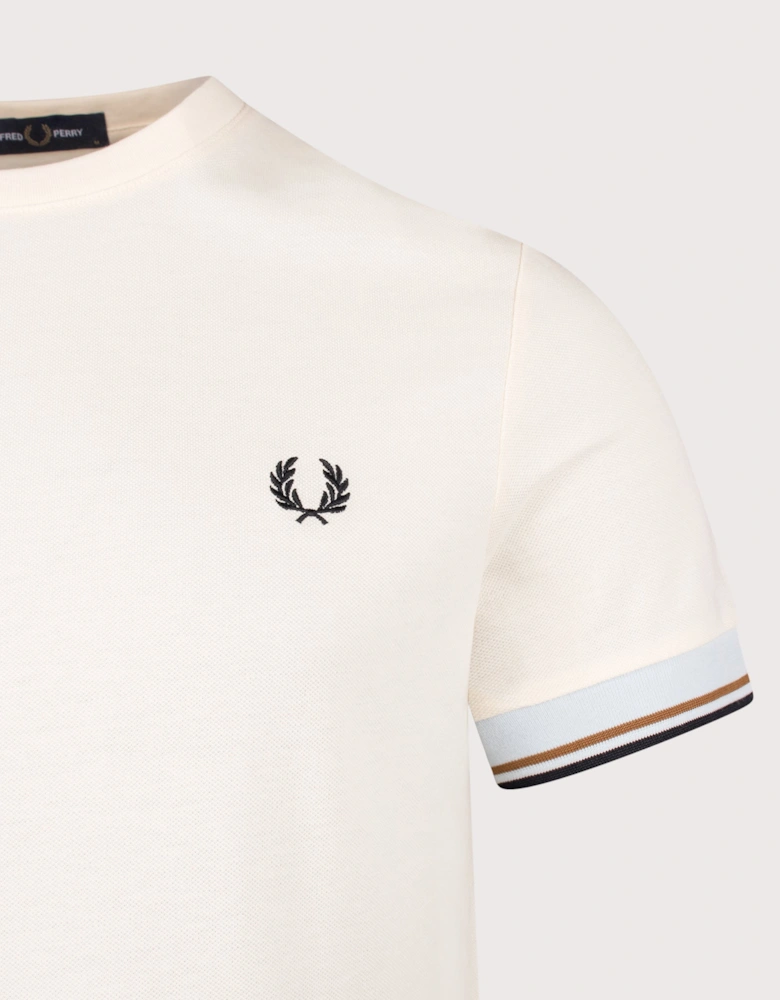 Regular Fit Twin Tipped Cuff T-Shirt