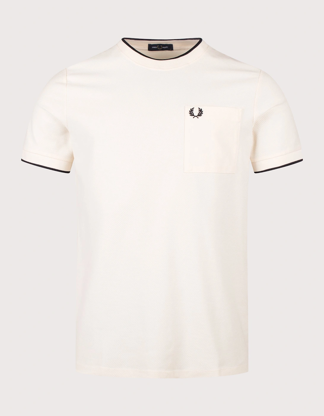 Regular Fit Pocket Detail Piqué T-Shirt