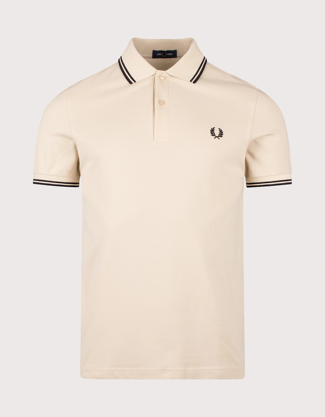 Regular Fit Twin Tipped Fred Perry Polo Shirt, 5 of 4
