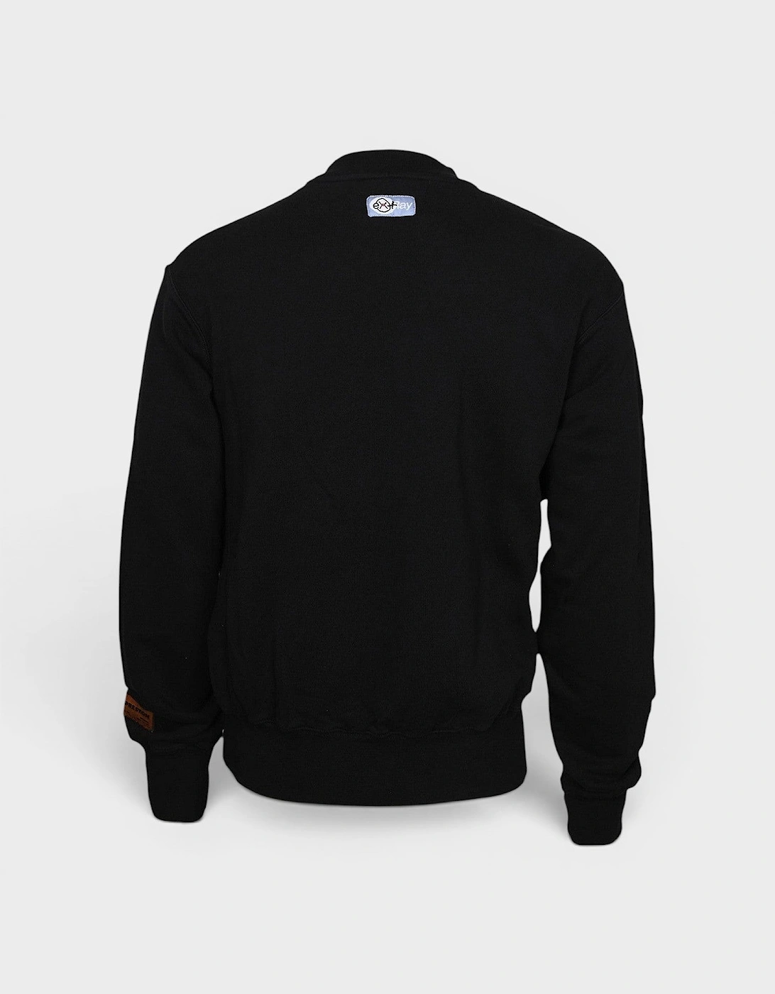 Logo NFEX-Ray Cotton Crew Sweatshirt Black