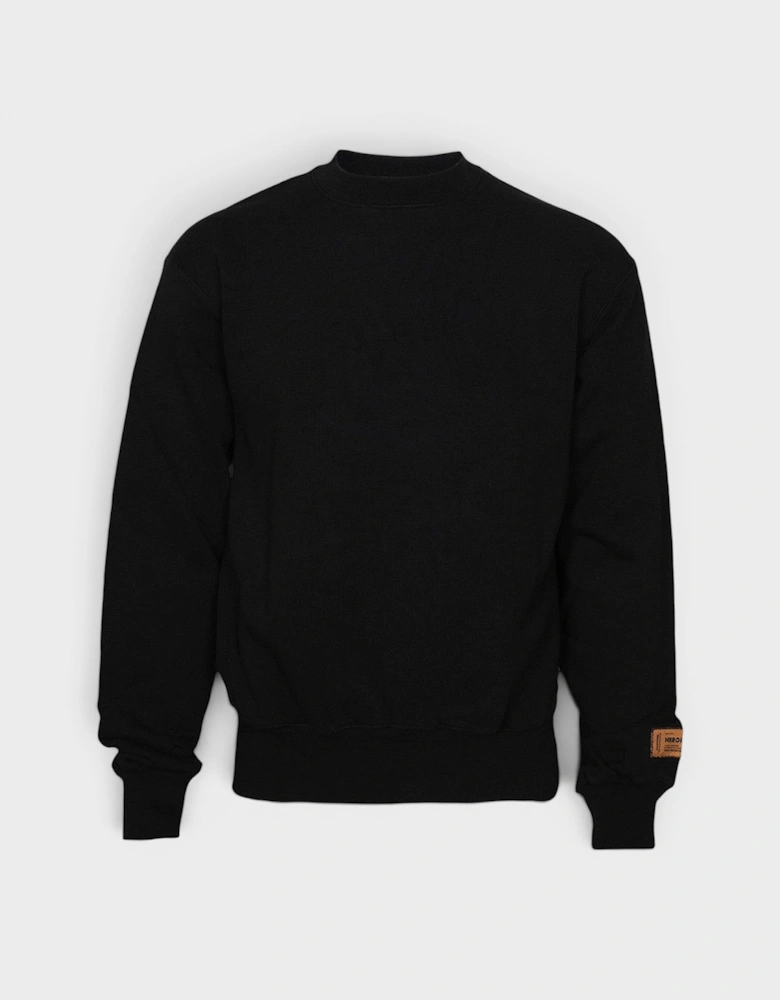 Logo NFEX-Ray Cotton Crew Sweatshirt Black