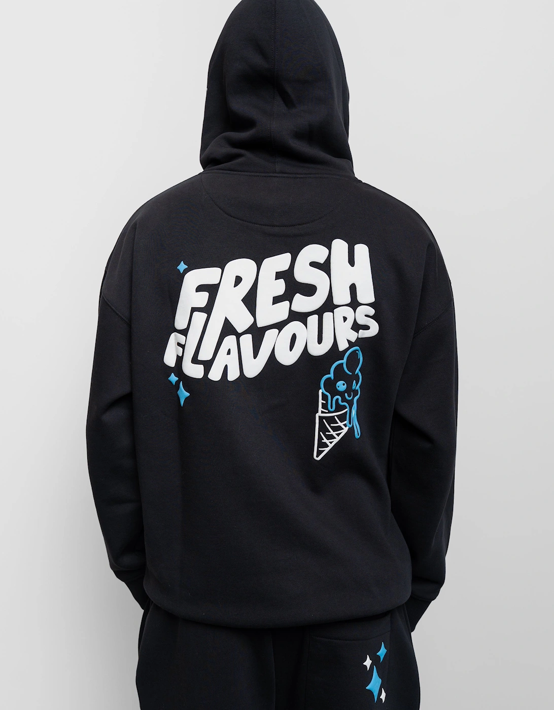Fresh Couture Fresh Flavours Hoodie - Black/Blue