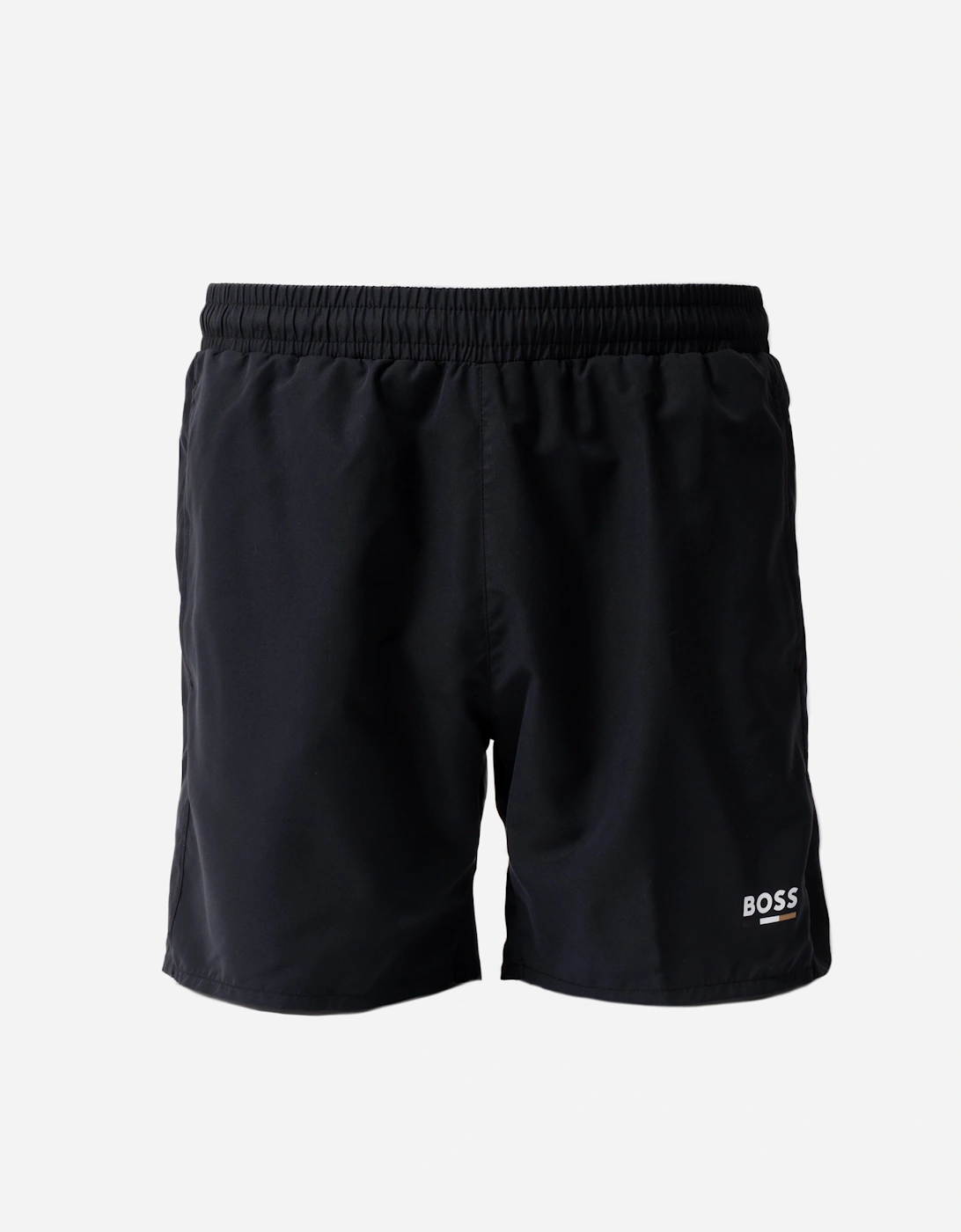 BOSS Orange Swordfish Mens Swimming Shorts - Black 005, 4 of 3