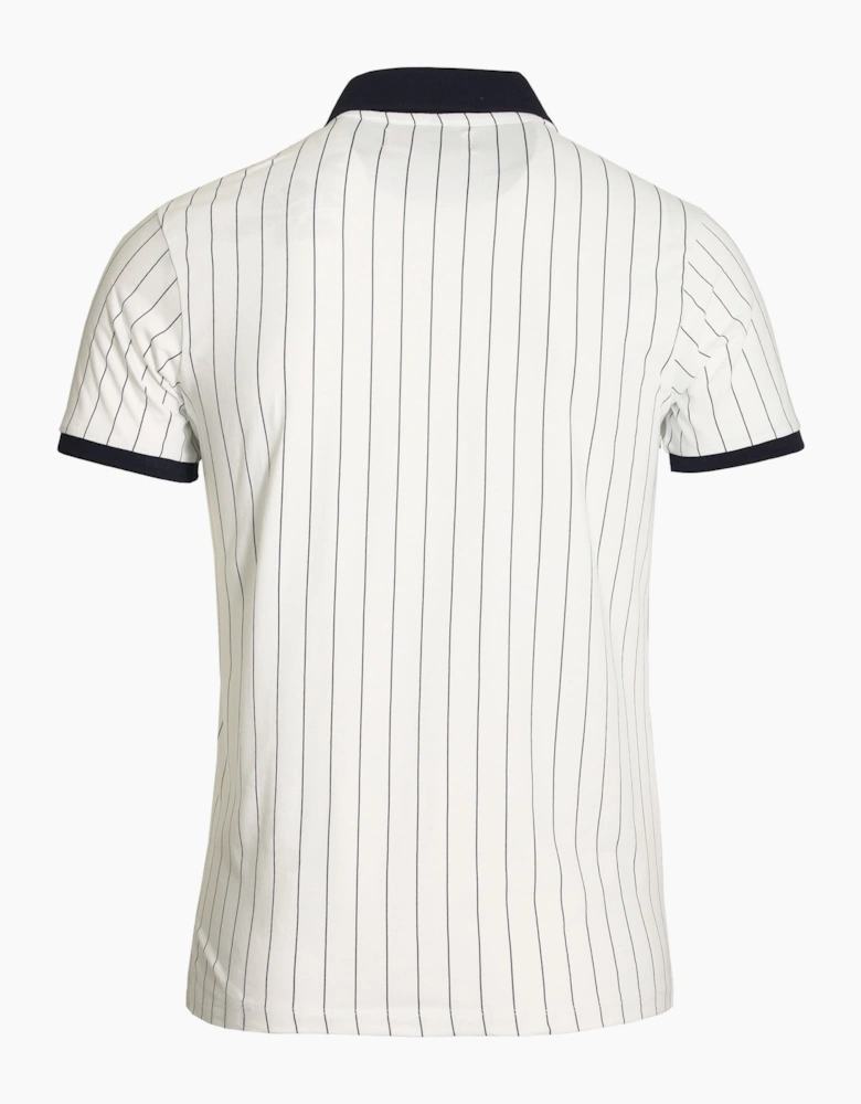 BB1 Classic Stripe Polo Shirt | White Fila