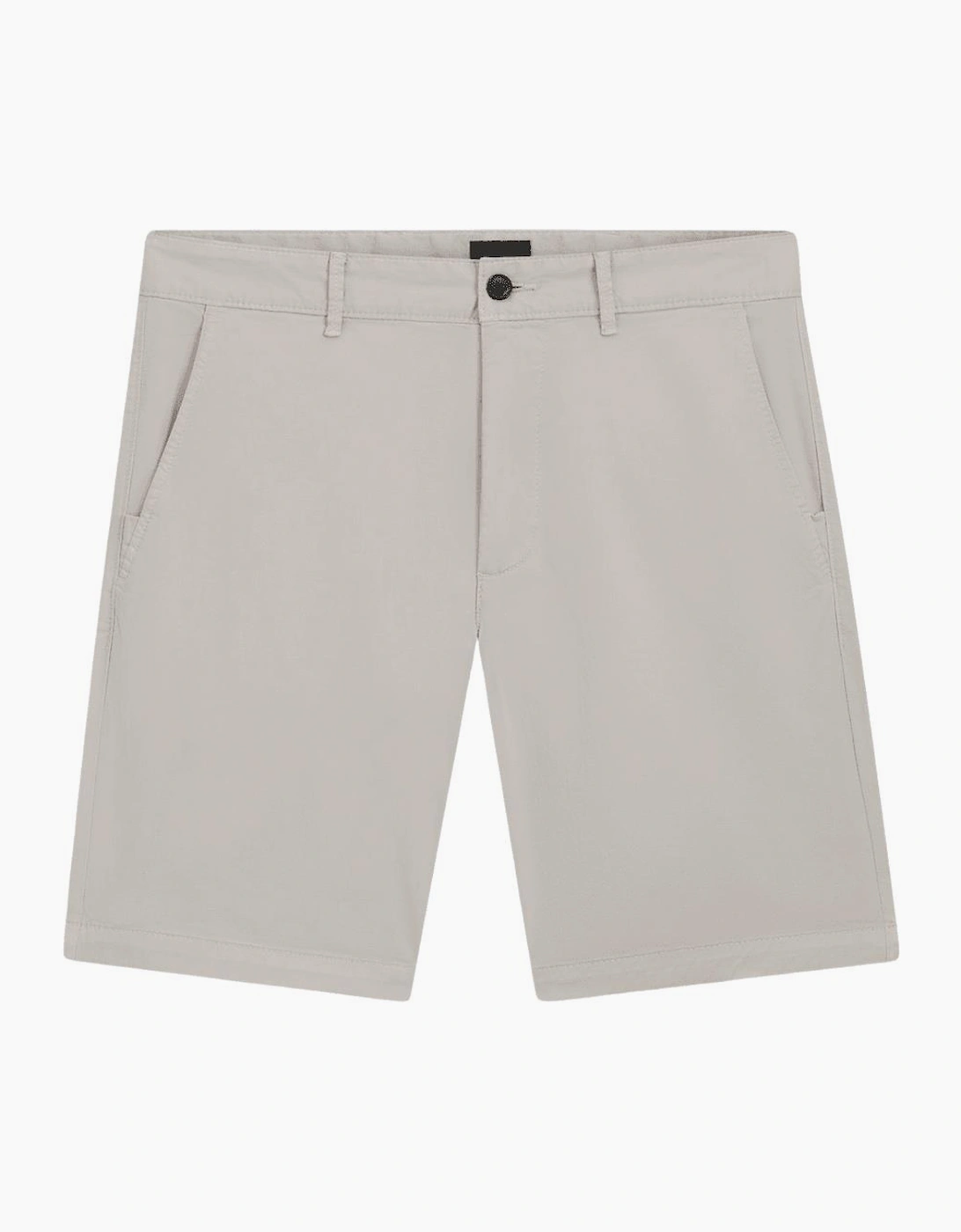 Cotton Slim Fit Stone Grey Chino Shorts, 4 of 3