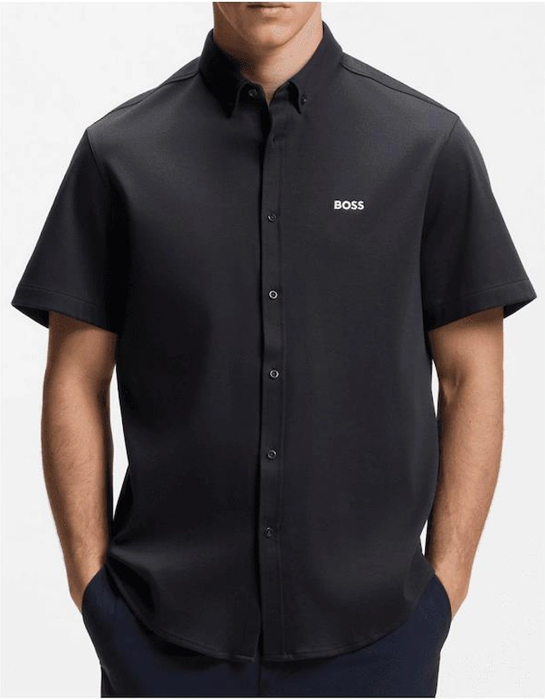 ST-Motion Navy Short Sleeve Shirt