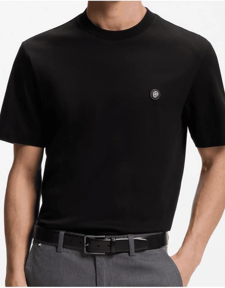 C-Taut 01 Logo Slim Fit Black T-Shirt