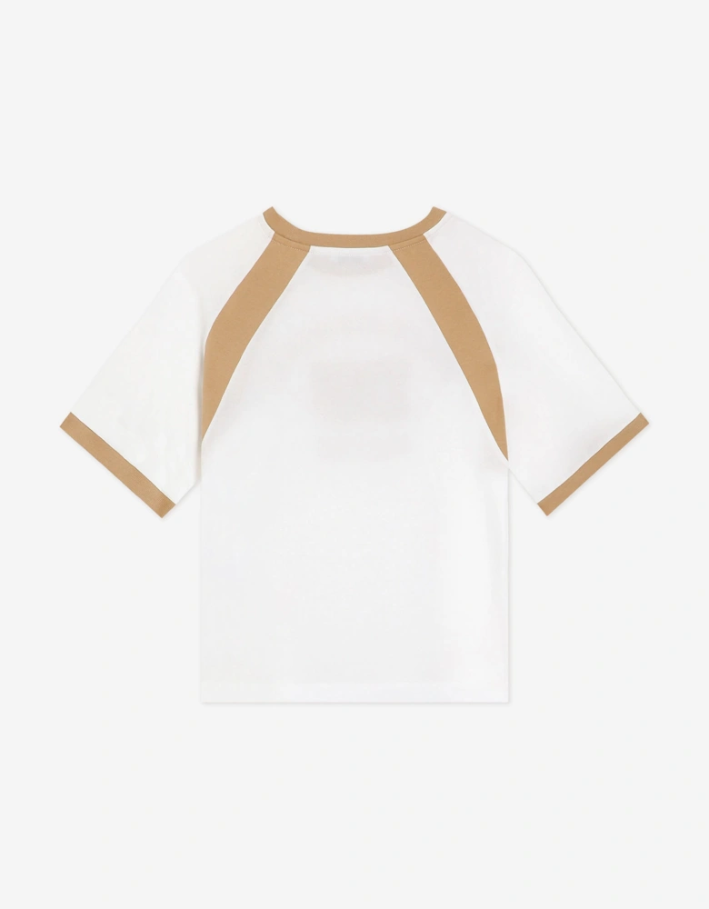 Dolce & Gabbana Boys Milano Logo T-Shirt in White