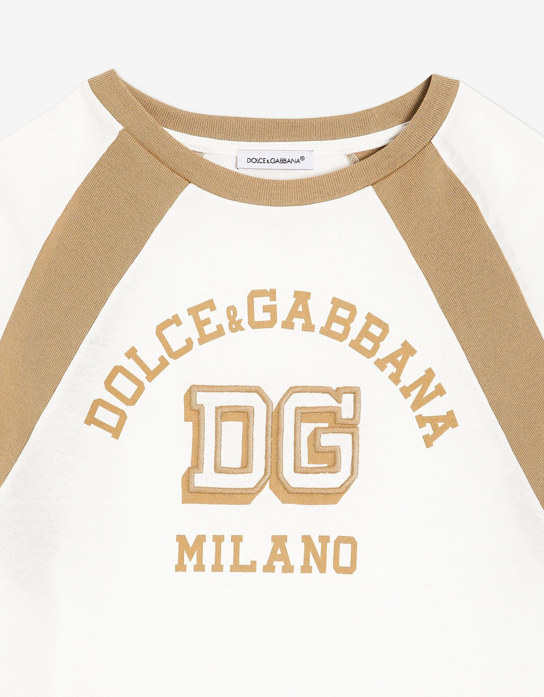 Dolce & Gabbana Boys Milano Logo T-Shirt in White