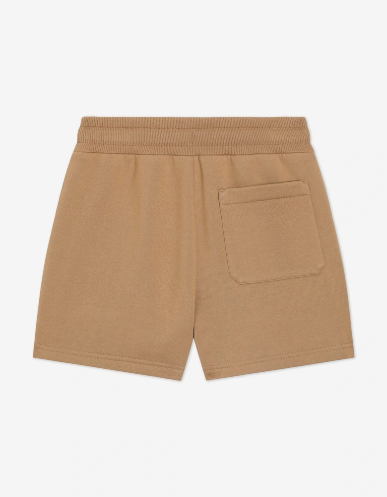 Dolce & Gabbana Boys DG 3D Patch Shorts in Beige