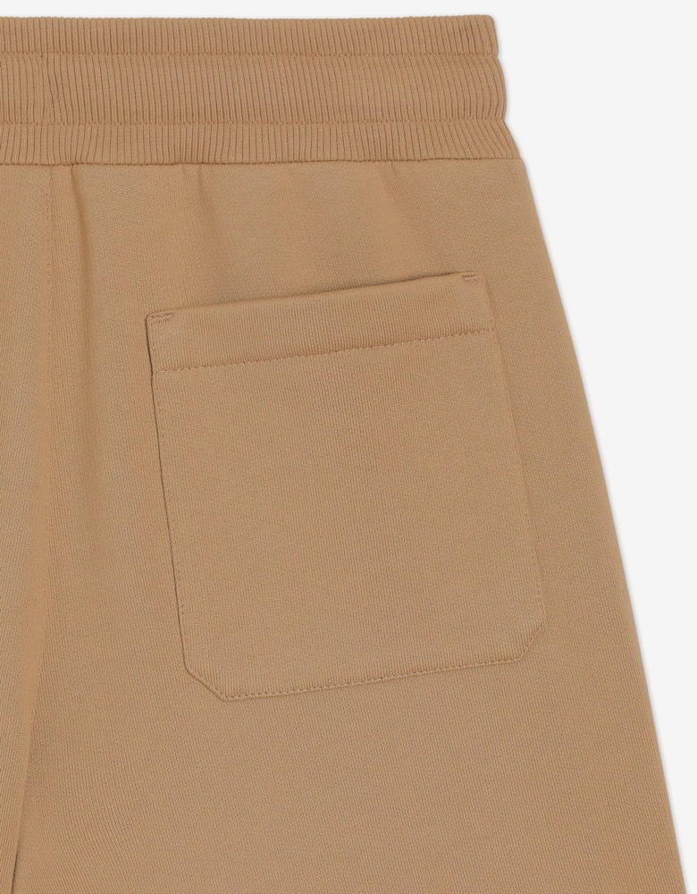 Dolce & Gabbana Boys DG 3D Patch Shorts in Beige