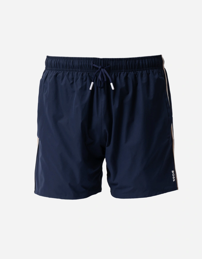 BOSS Orange Iconic Mens Swim Shorts - Navy 413