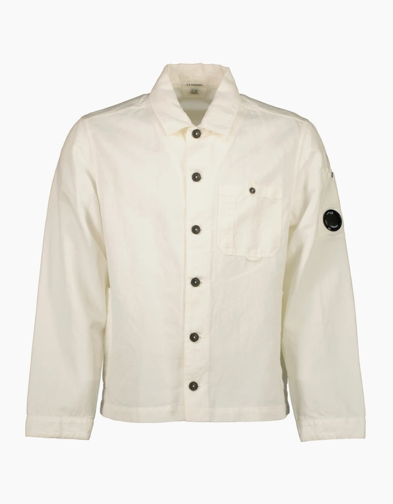 Cotton/Linen Lens Overshirt