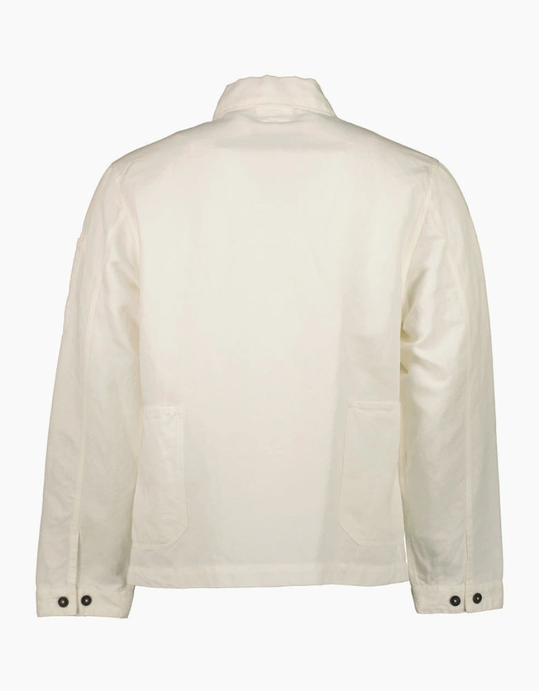 Cotton/Linen Lens Overshirt