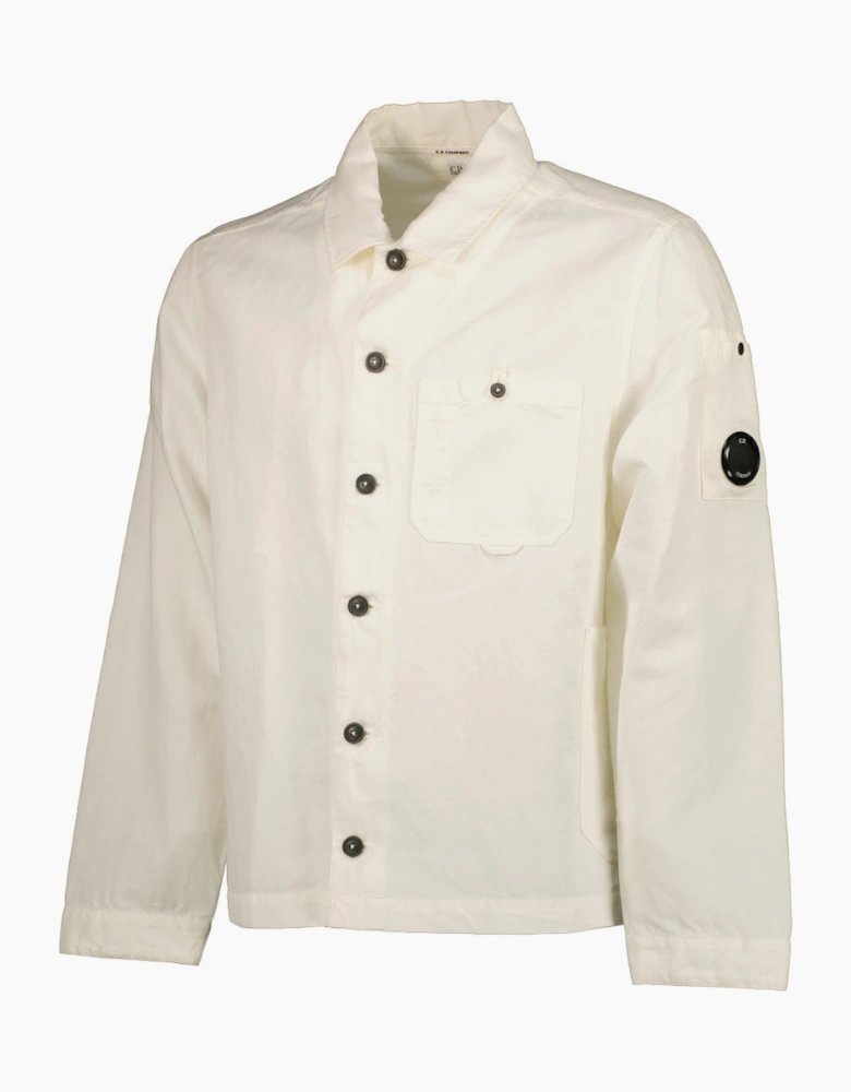 Cotton/Linen Lens Overshirt