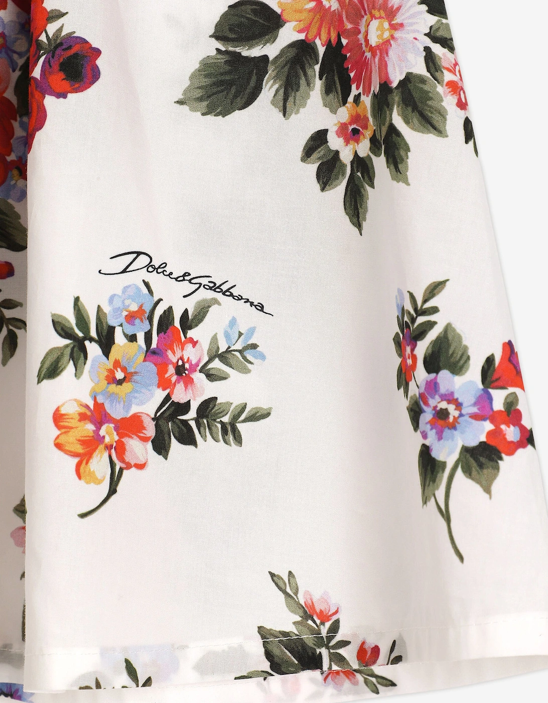 Dolce & Gabbana Baby Girls Floral Dress with Knickers in Multicolour