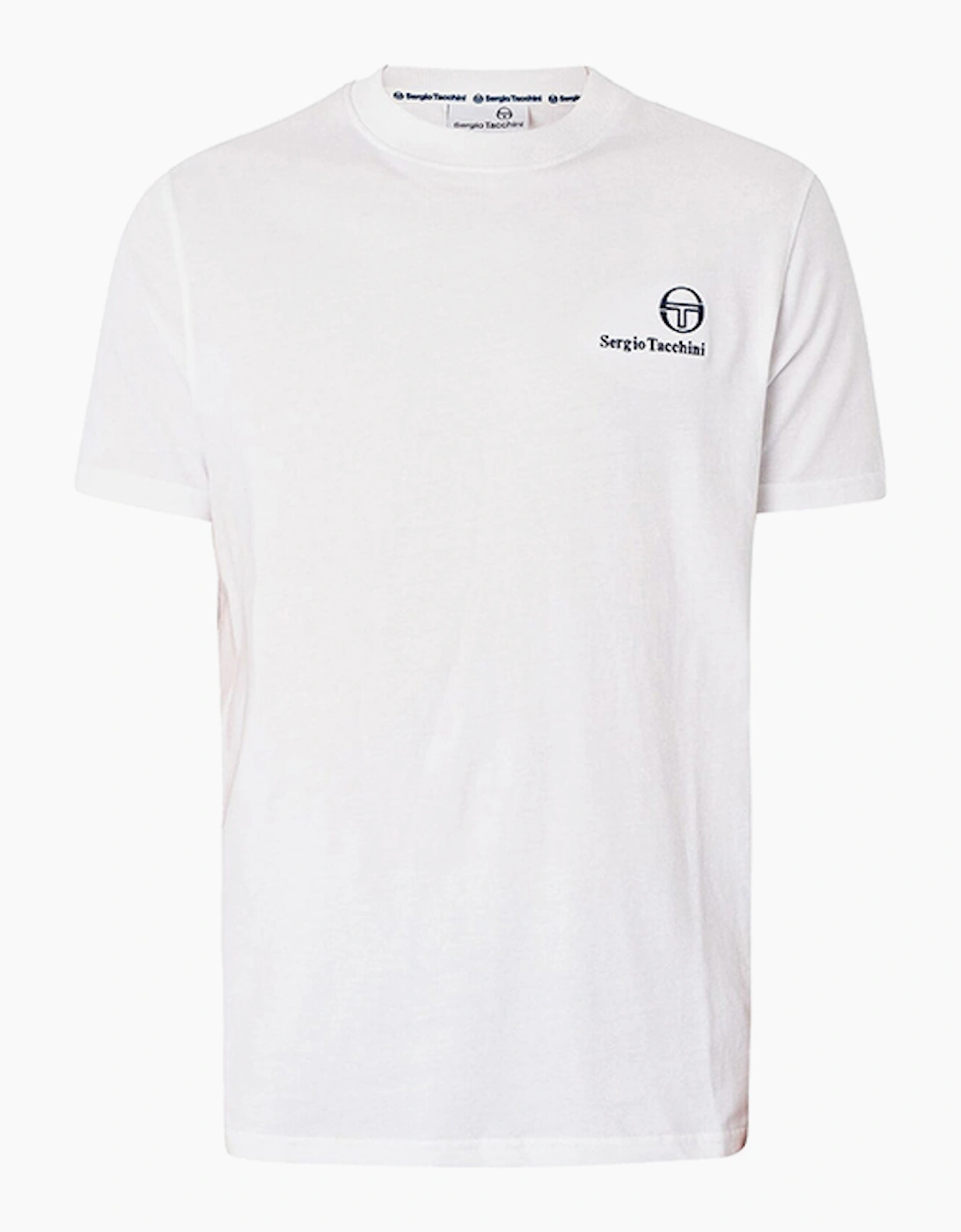 Sergio Tacchini Men's White Felton T-Shirt - Size 40