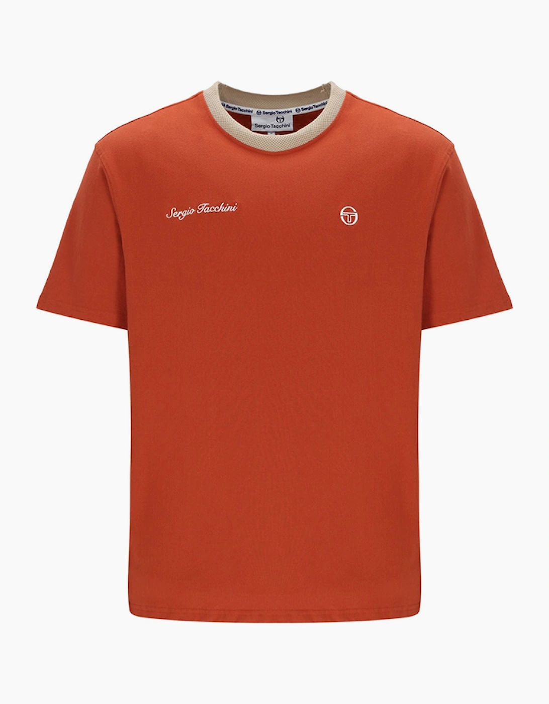 Sergio Tacchini Unisex Orange Berto T-Shirt - Size 18/16/42